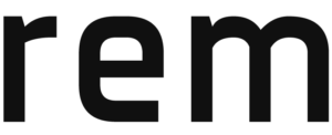 Logo Rem negro